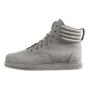 Baskets Montantes Supra Henry Grise Grey/Waxed Canvas Homme | ASH-43687162